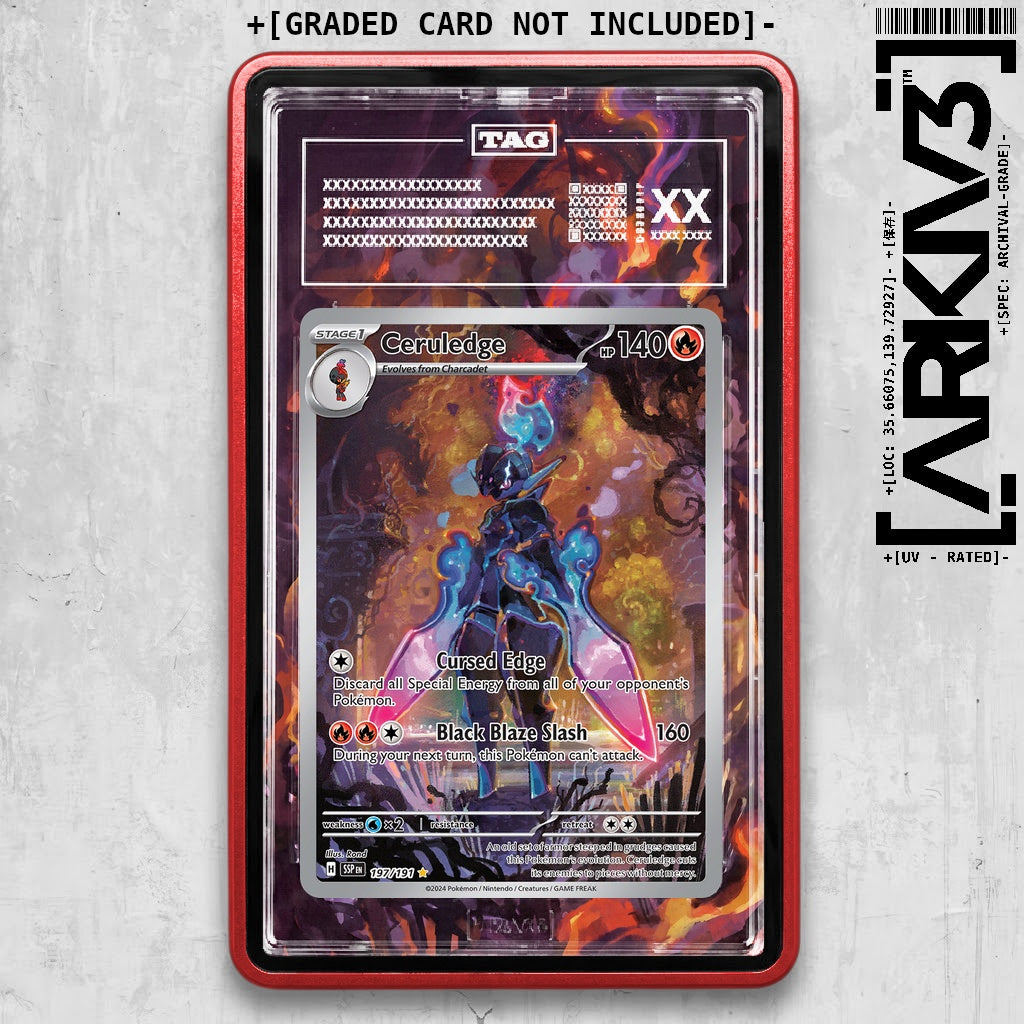 ARKIV3 TAG graded front - Red