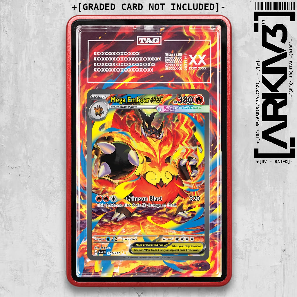 ARKIV3 TAG graded front - Red
