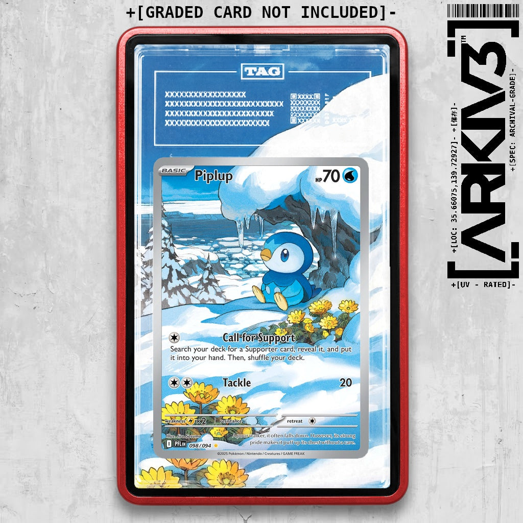 ARKIV3 TAG graded front - Red
