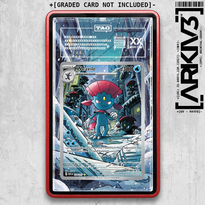 ARKIV3 TAG graded front - Red