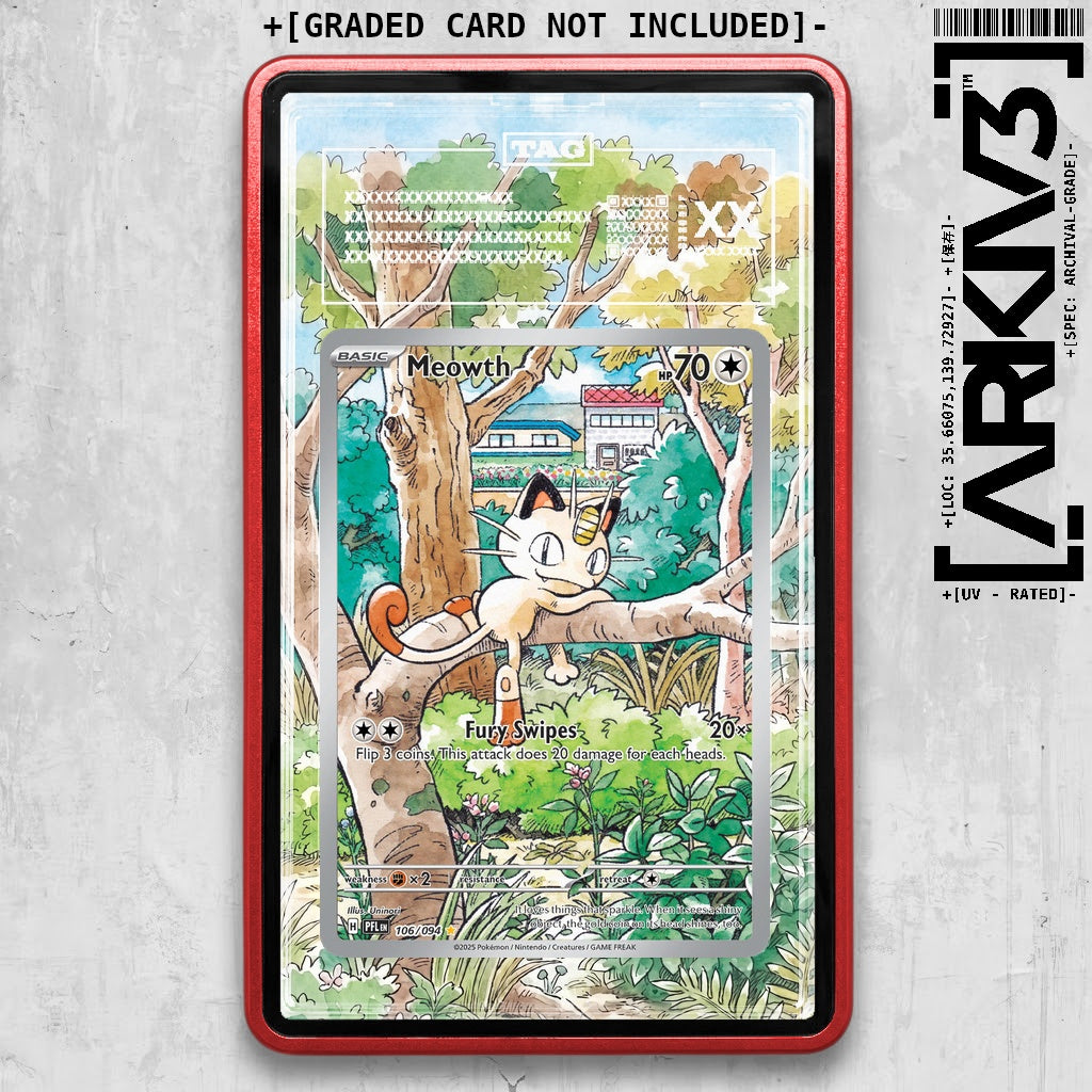 ARKIV3 TAG graded front - Red