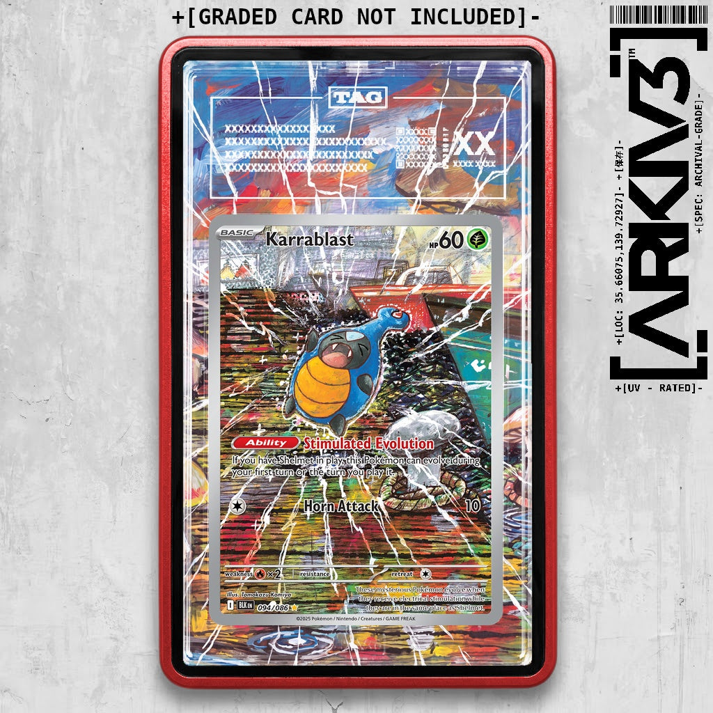 ARKIV3 TAG graded front - Red