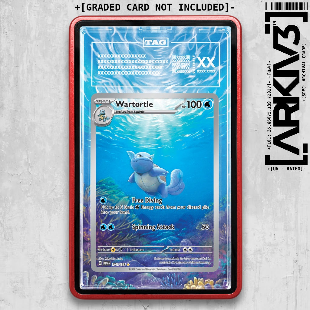 ARKIV3 TAG graded front - Red