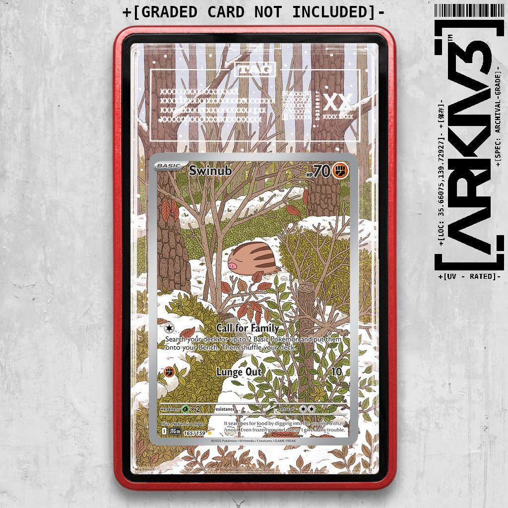 ARKIV3 TAG graded front - Red