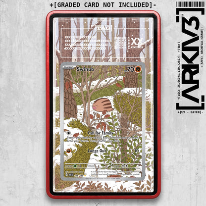 ARKIV3 TAG graded front - Red