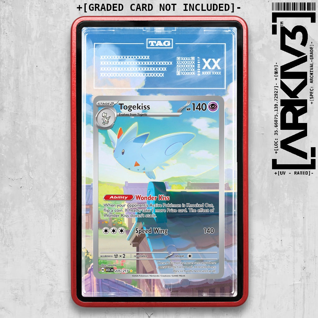 ARKIV3 TAG graded front - Red