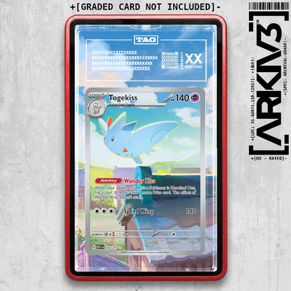 ARKIV3 TAG graded front - Red