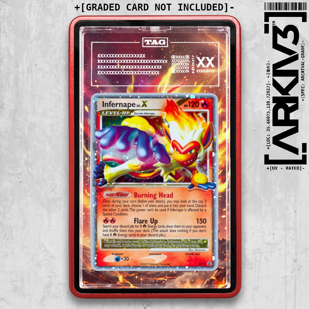 ARKIV3 TAG graded front - Red