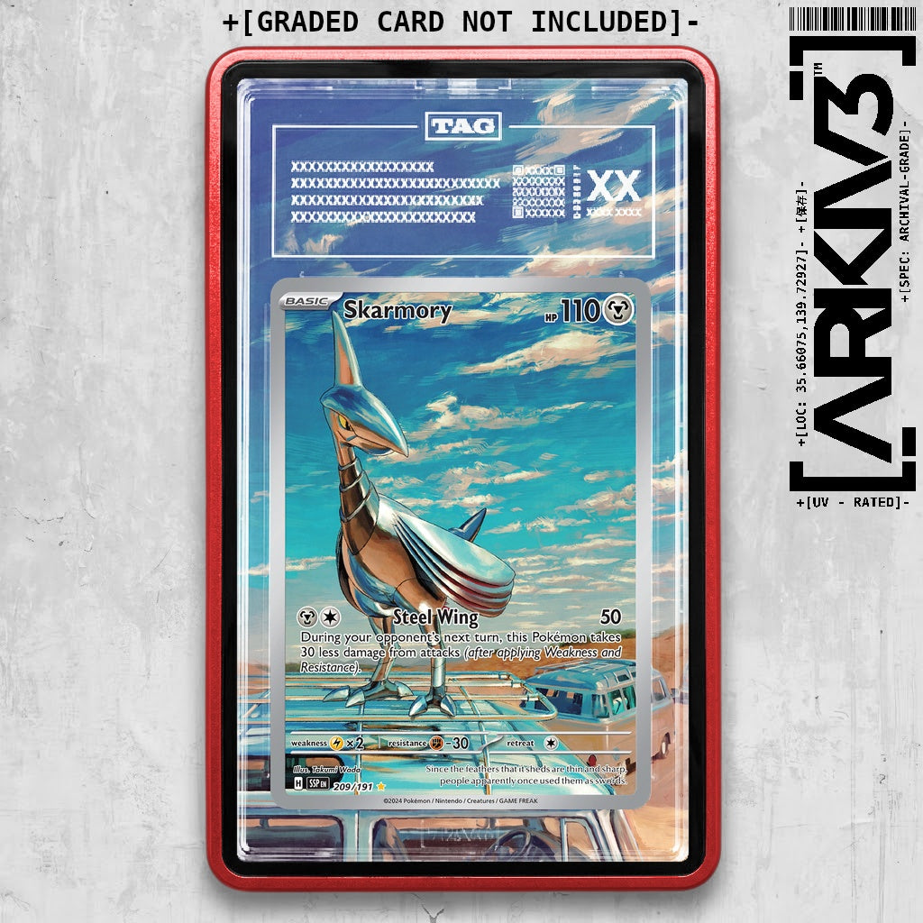 ARKIV3 TAG graded front - Red