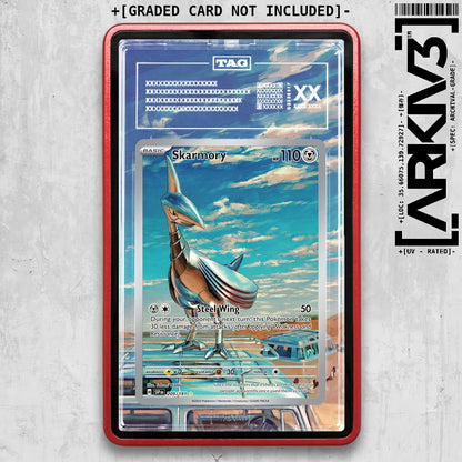 ARKIV3 TAG graded front - Red