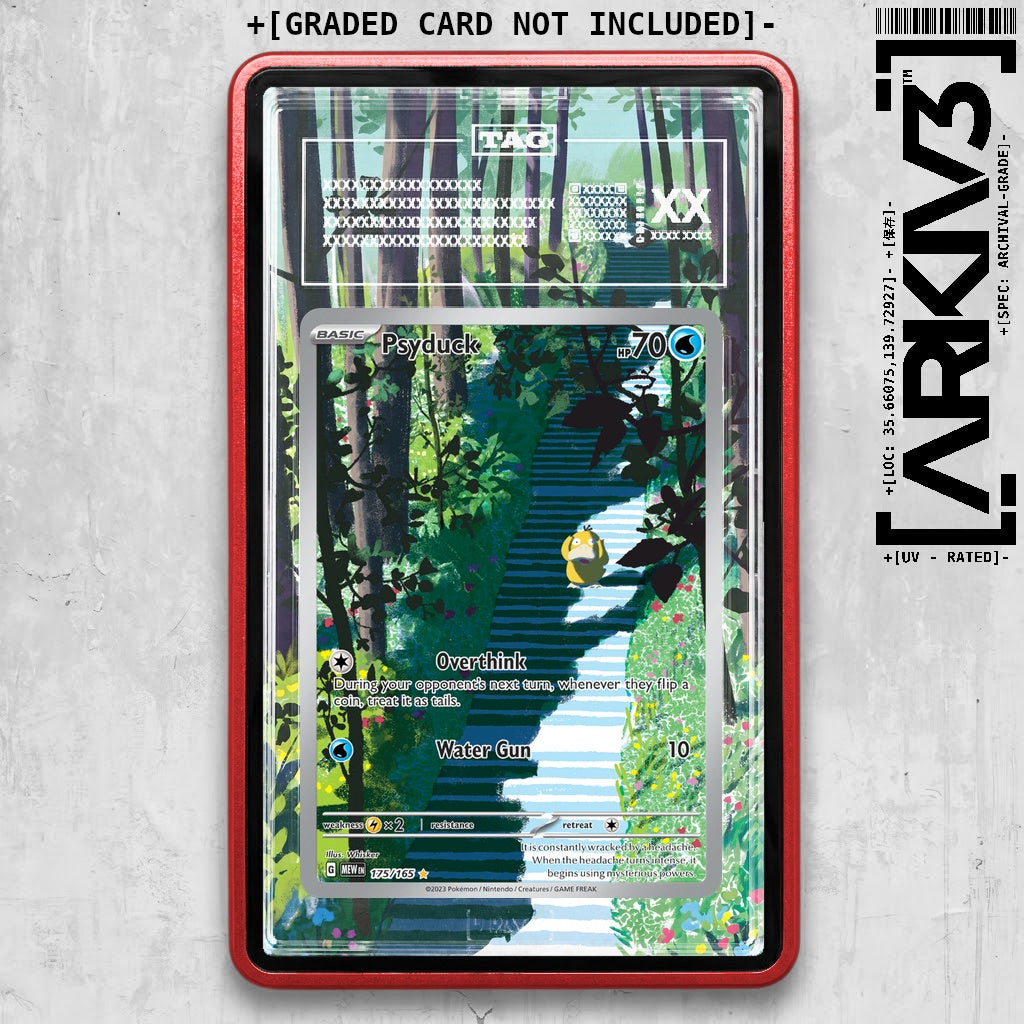 ARKIV3 TAG graded front - Red