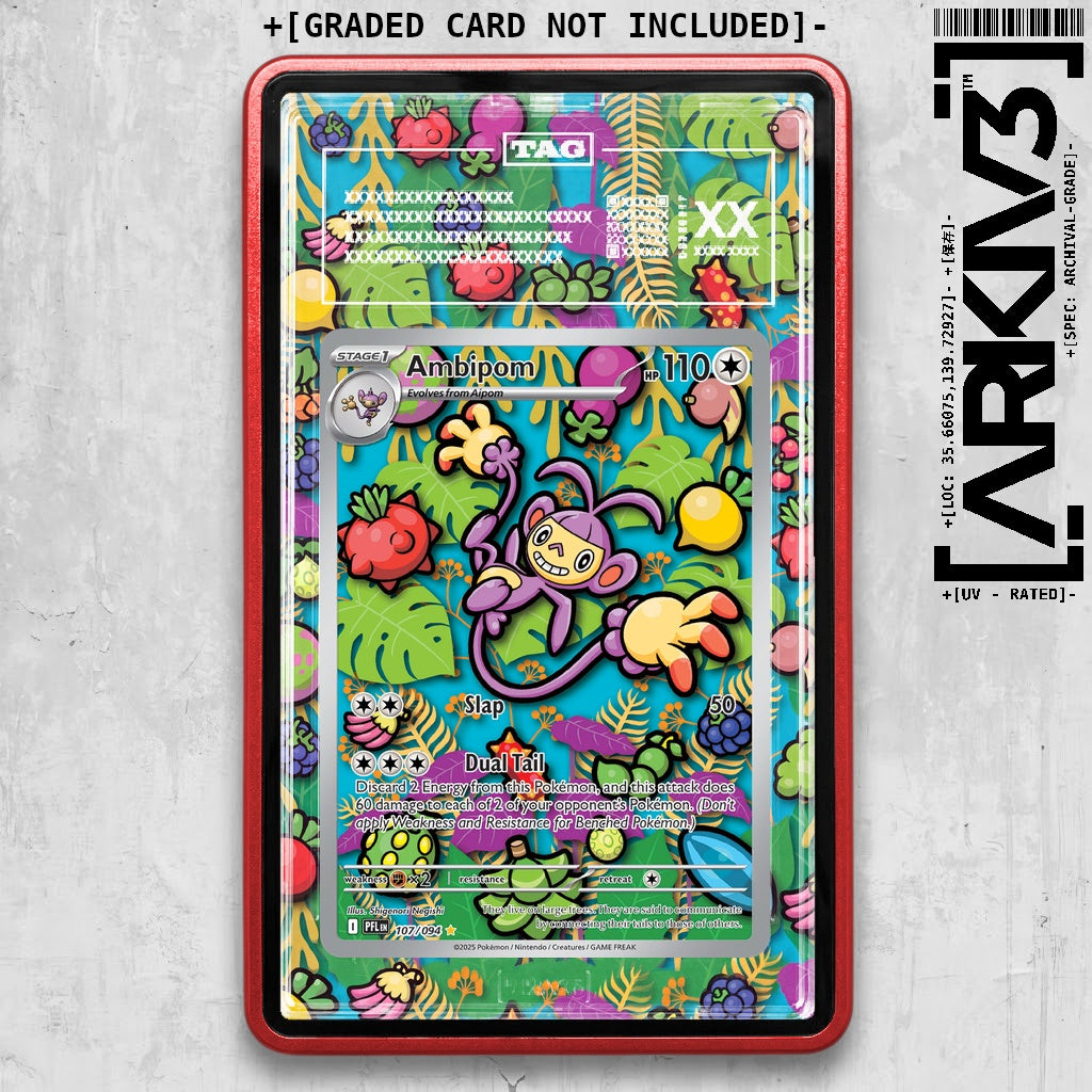 ARKIV3 TAG graded front - Red