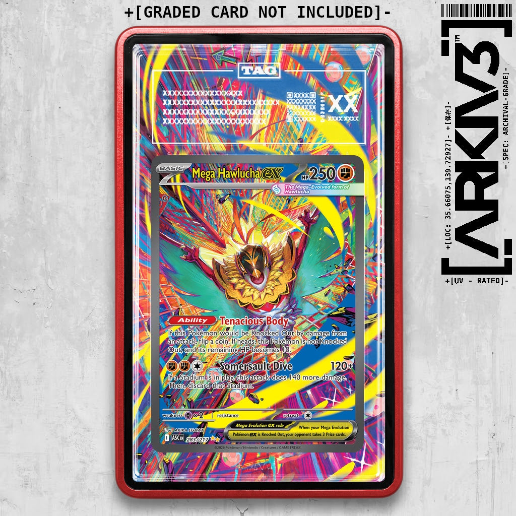 ARKIV3 TAG graded front - Red