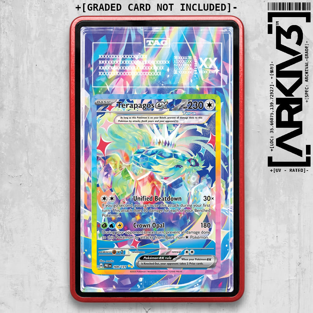 ARKIV3 TAG graded front - Red