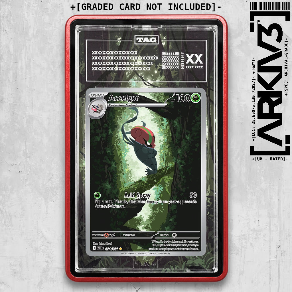 ARKIV3 TAG graded front - Red