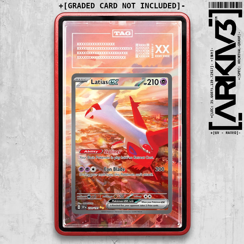ARKIV3 TAG graded front - Red