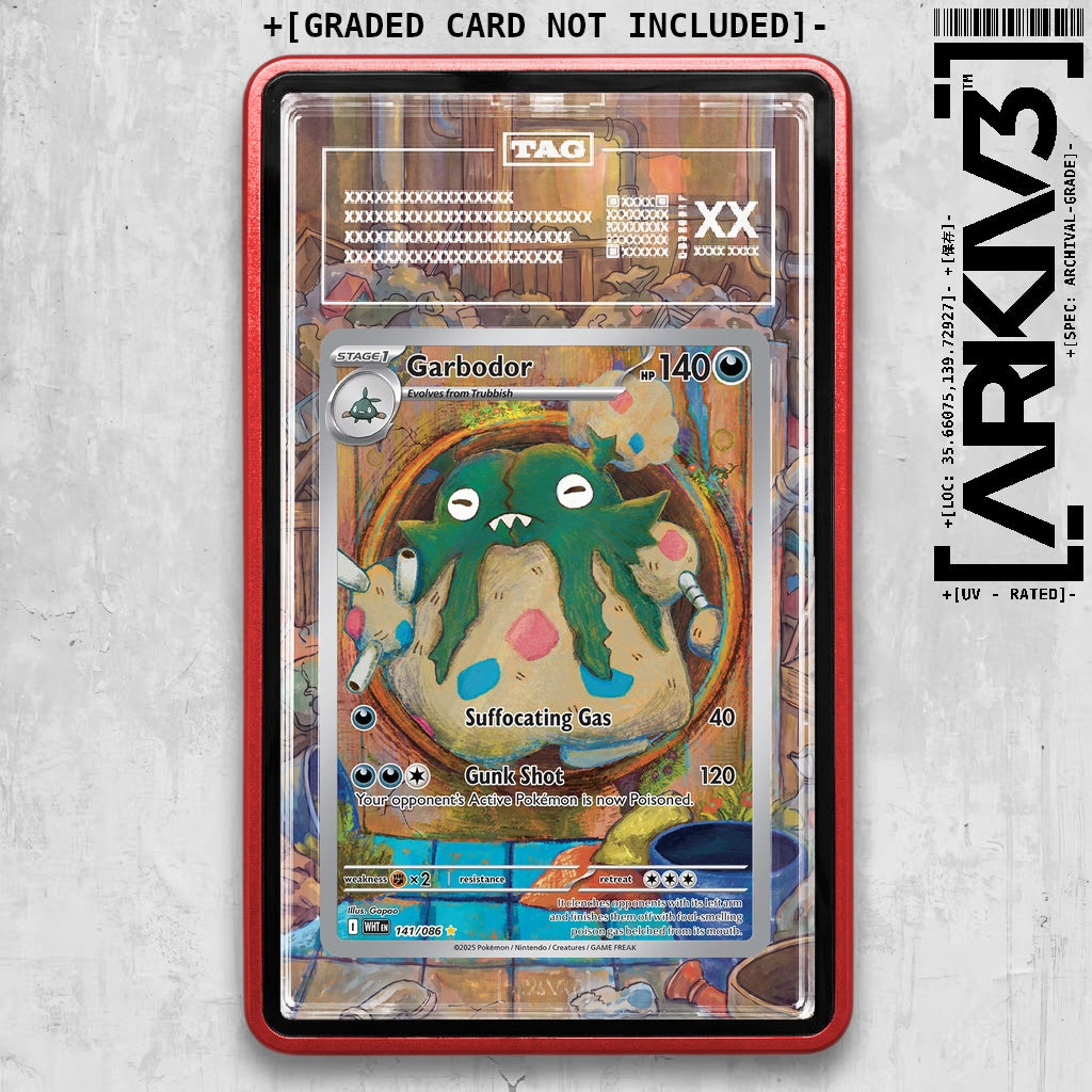 ARKIV3 TAG graded front - Red
