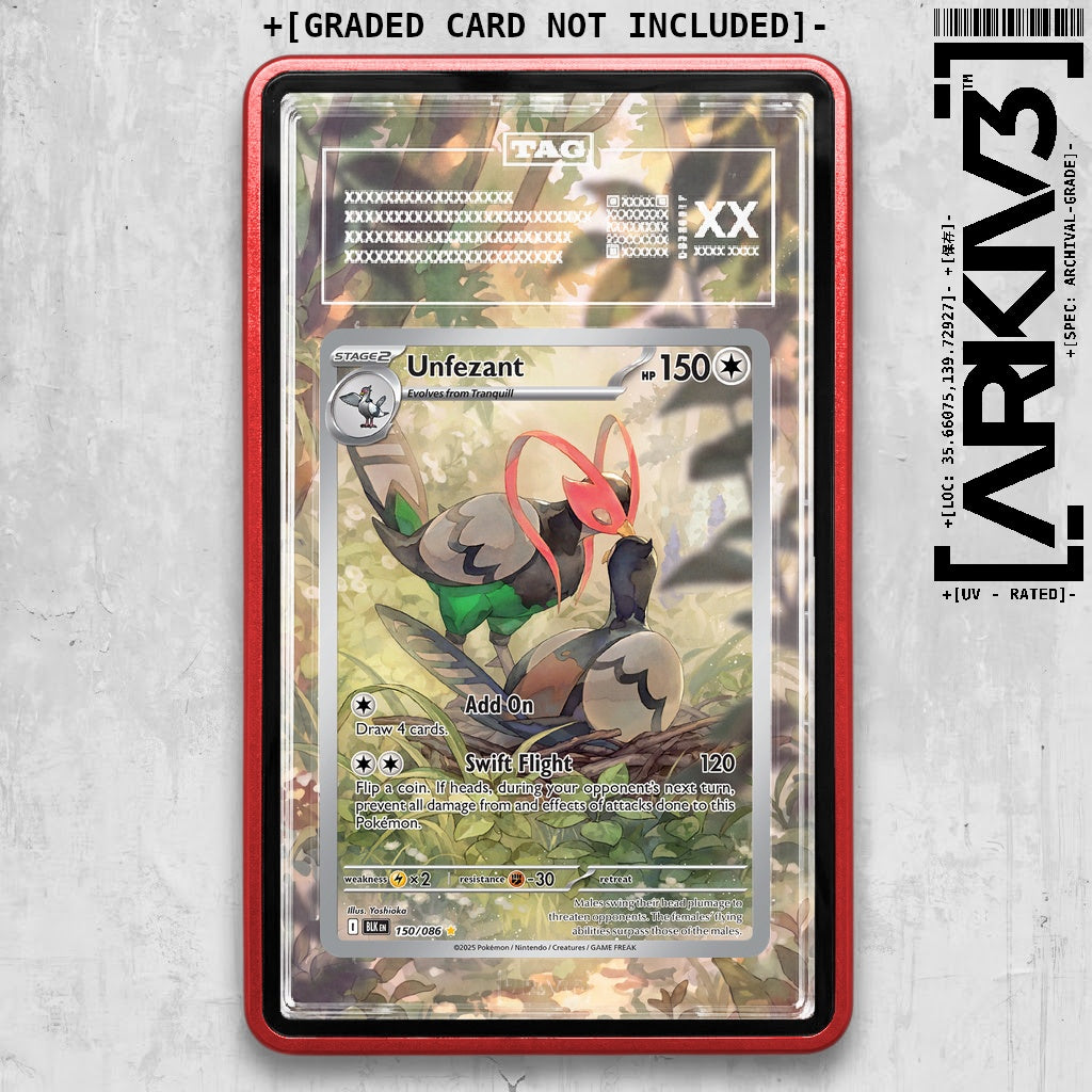 ARKIV3 TAG graded front - Red