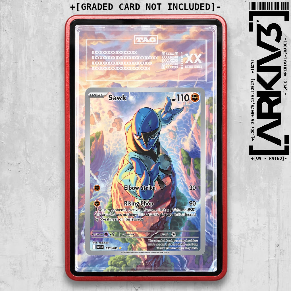 ARKIV3 TAG graded front - Red
