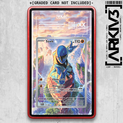 ARKIV3 TAG graded front - Red