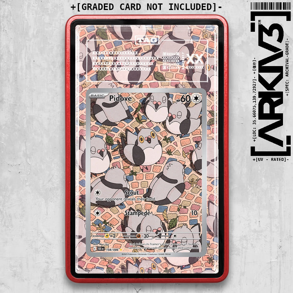 ARKIV3 TAG graded front - Red