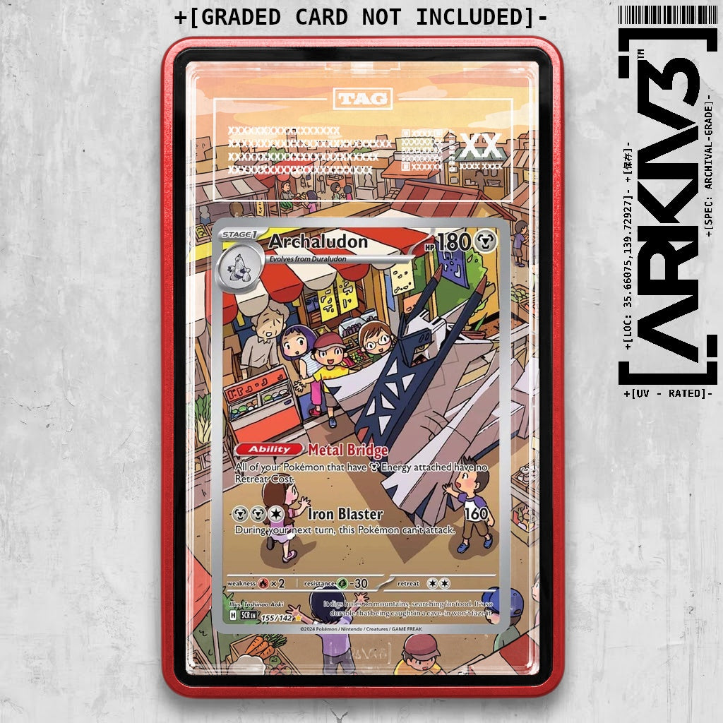 ARKIV3 TAG graded front - Red