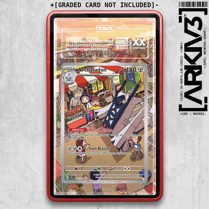 ARKIV3 TAG graded front - Red