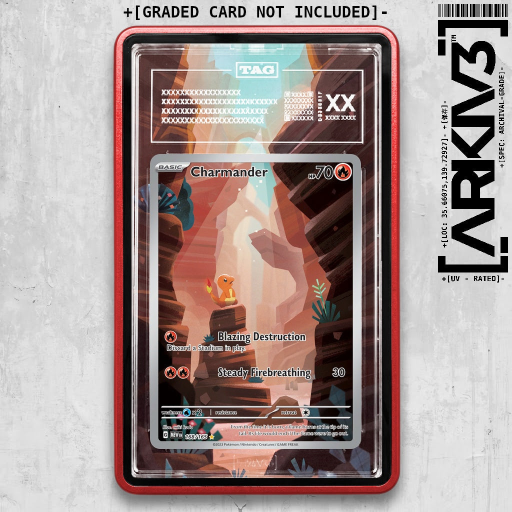 ARKIV3 TAG graded front - Red