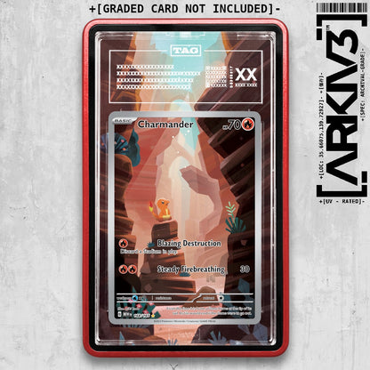 ARKIV3 TAG graded front - Red