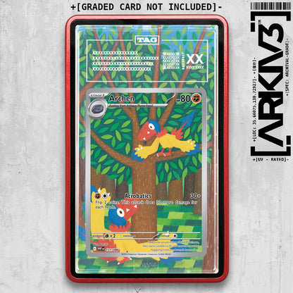 ARKIV3 TAG graded front - Red