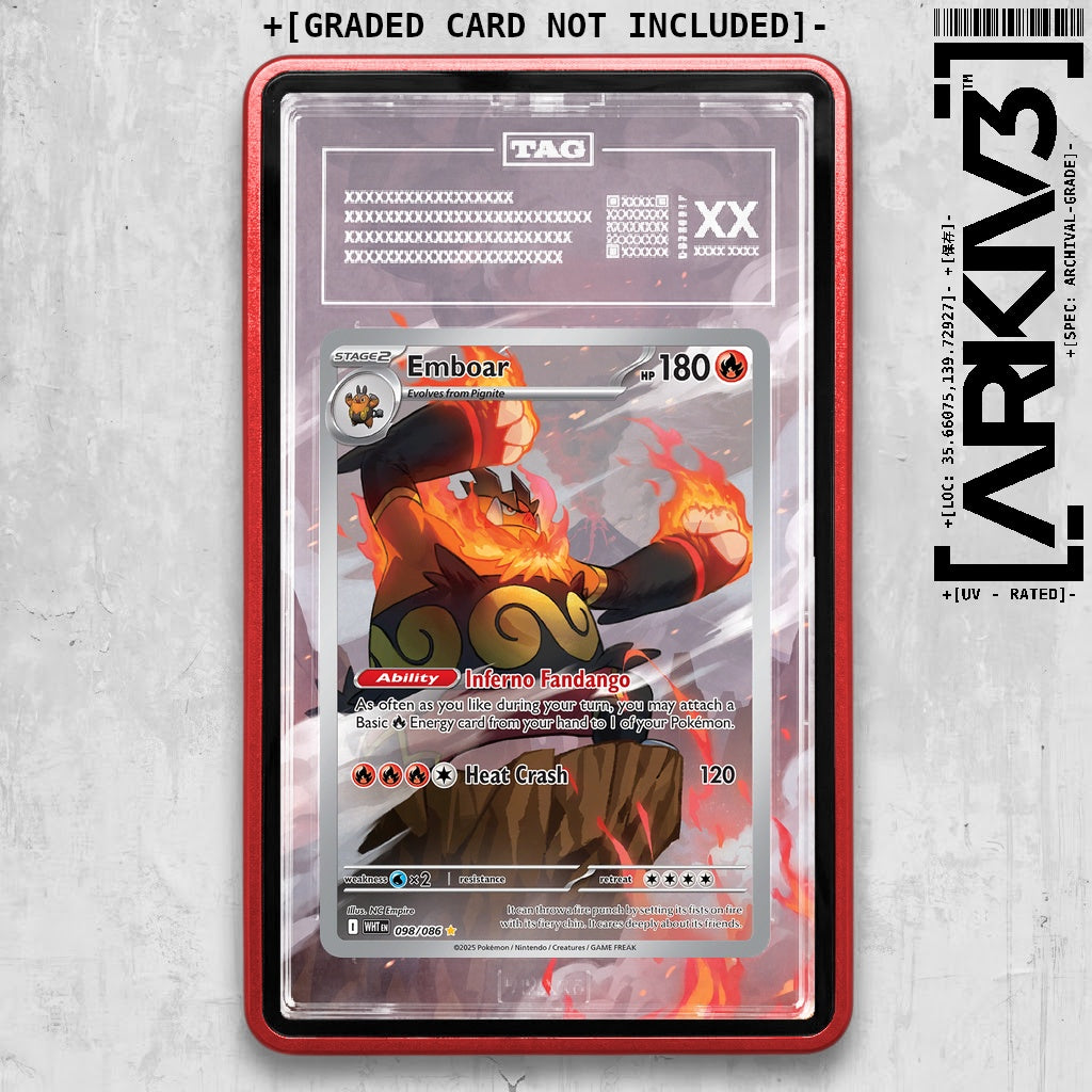 ARKIV3 TAG graded front - Red