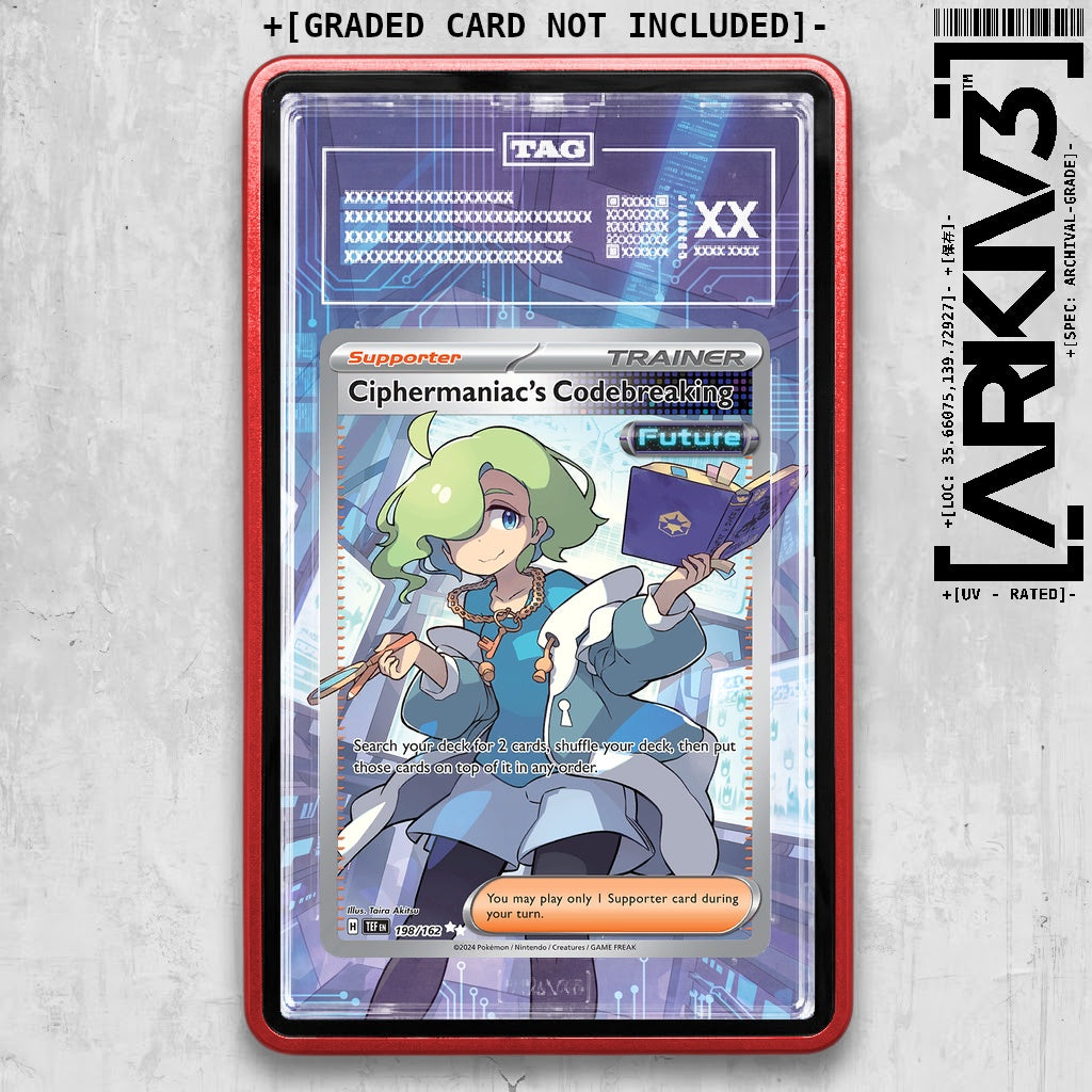 ARKIV3 TAG graded front - Red