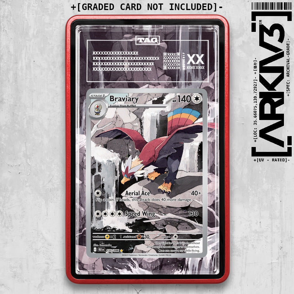 ARKIV3 TAG graded front - Red