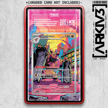 ARKIV3 TAG graded front - Red