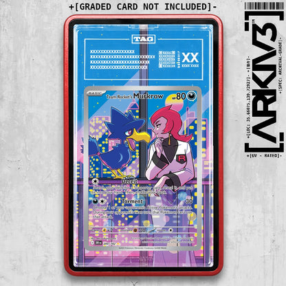 ARKIV3 TAG graded front - Red