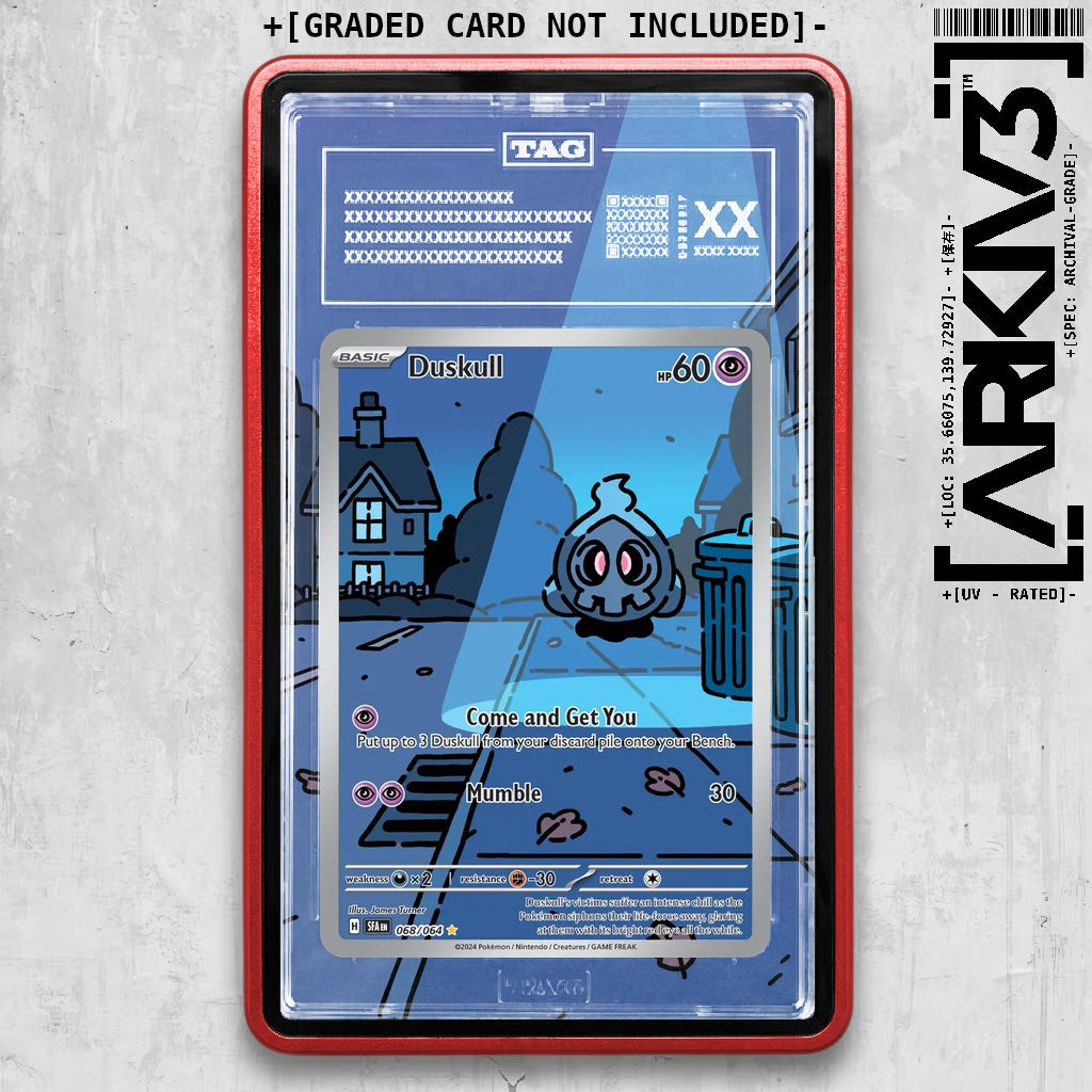ARKIV3 TAG graded front - Red