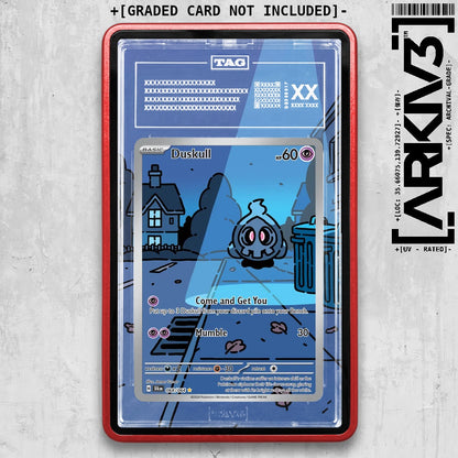 ARKIV3 TAG graded front - Red