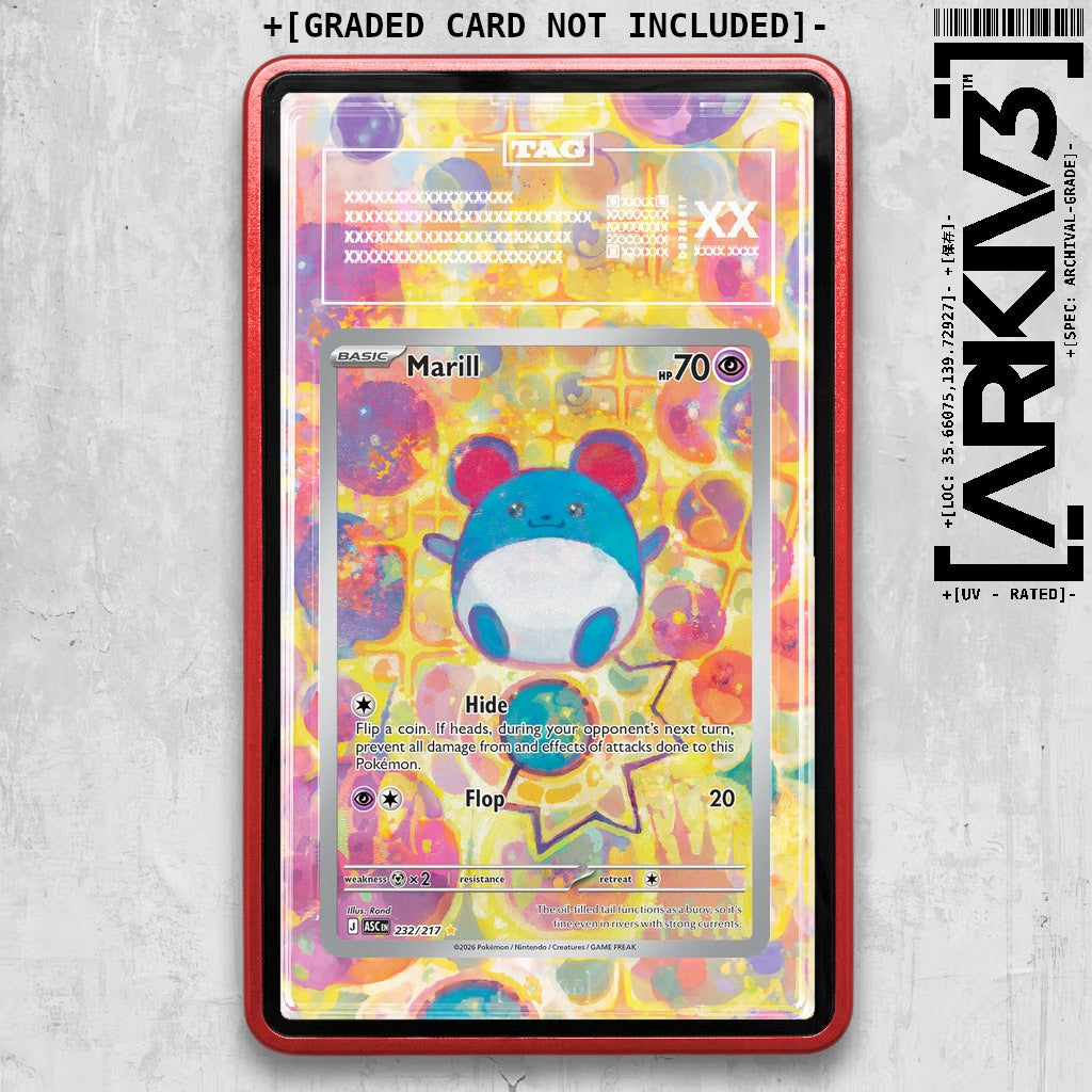 ARKIV3 TAG graded front - Red
