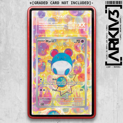 ARKIV3 TAG graded front - Red
