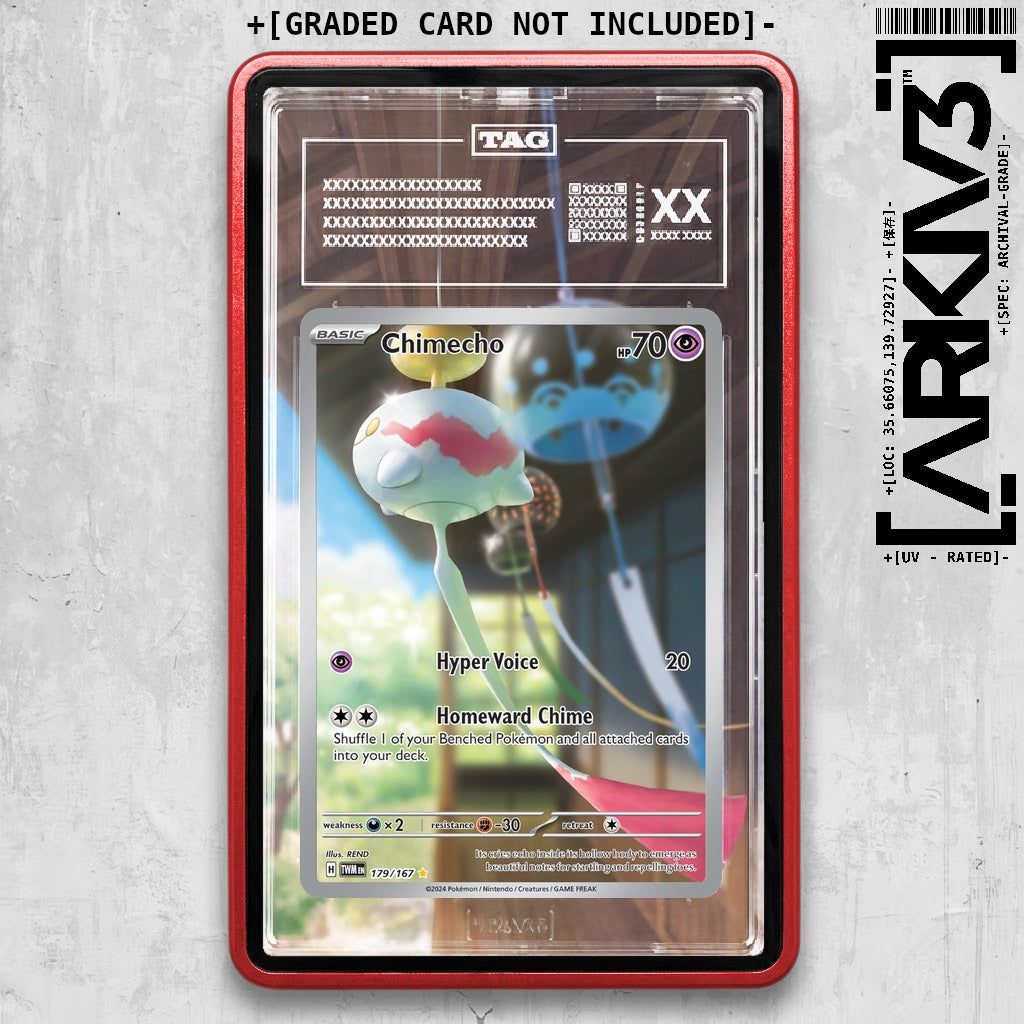 ARKIV3 TAG graded front - Red
