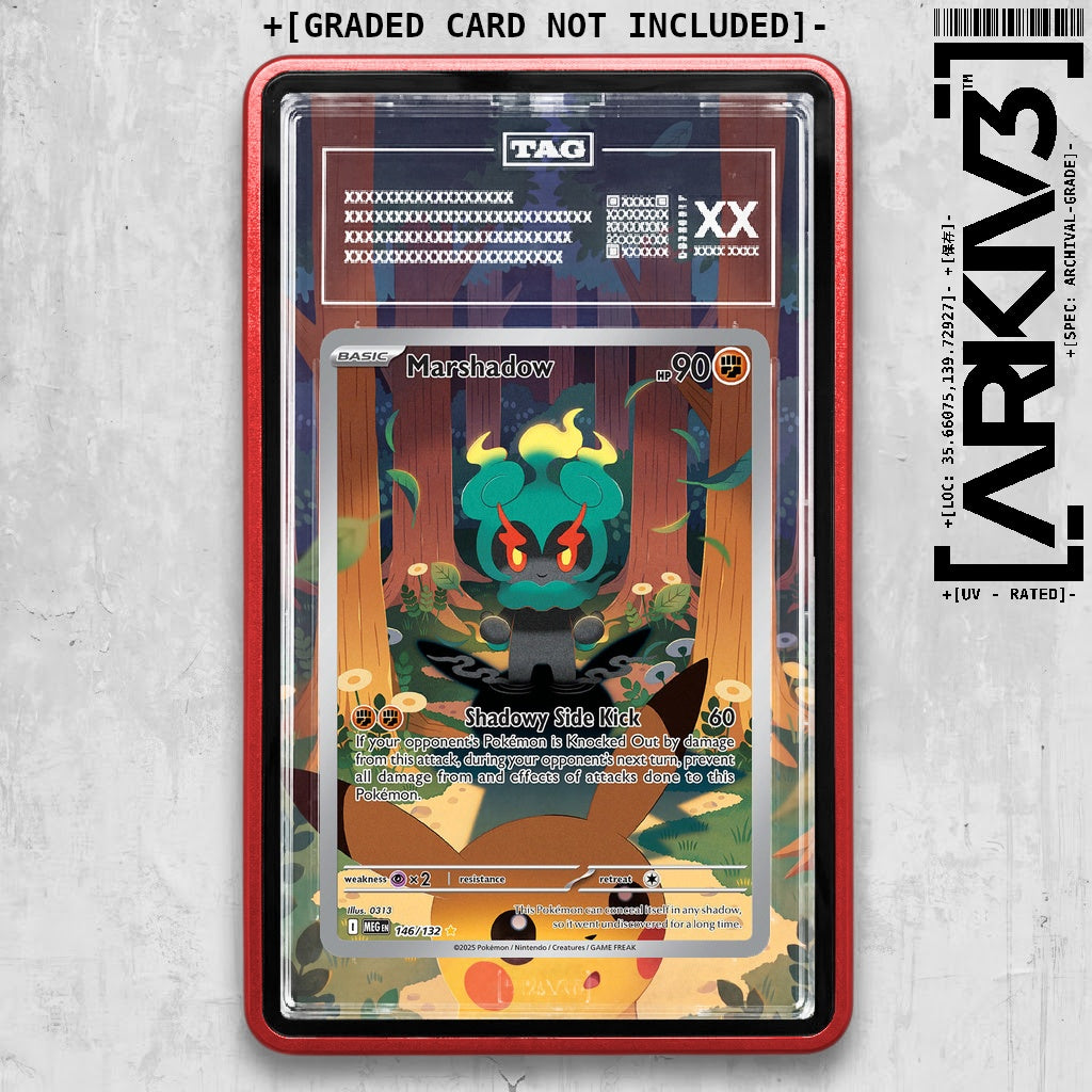ARKIV3 TAG graded front - Red