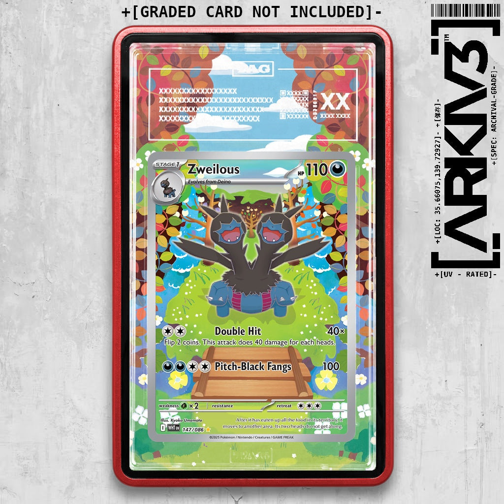 ARKIV3 TAG graded front - Red