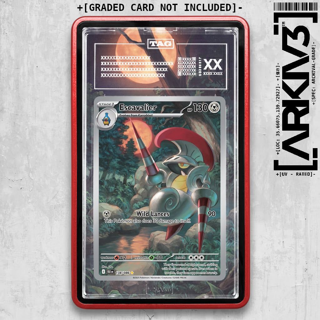 ARKIV3 TAG graded front - Red