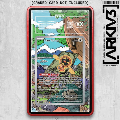ARKIV3 TAG graded front - Red