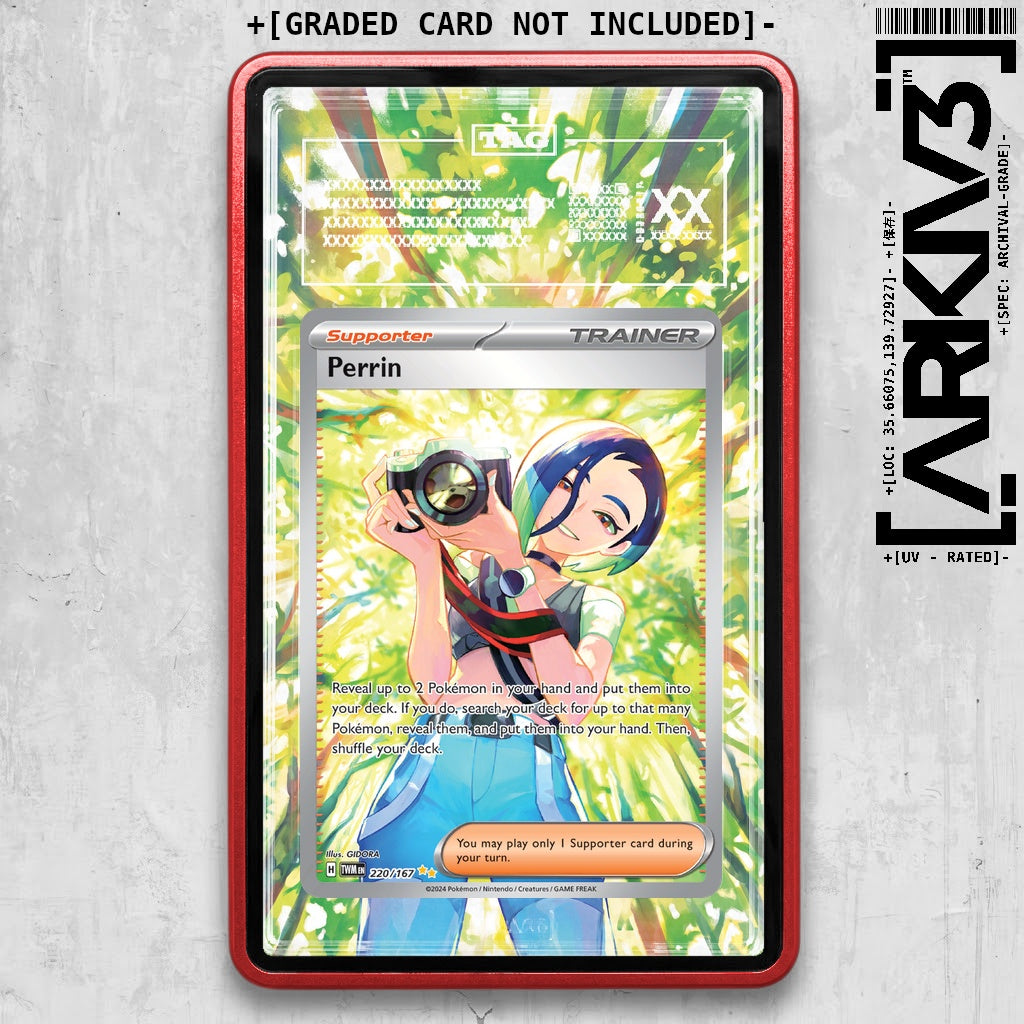 ARKIV3 TAG graded front - Red