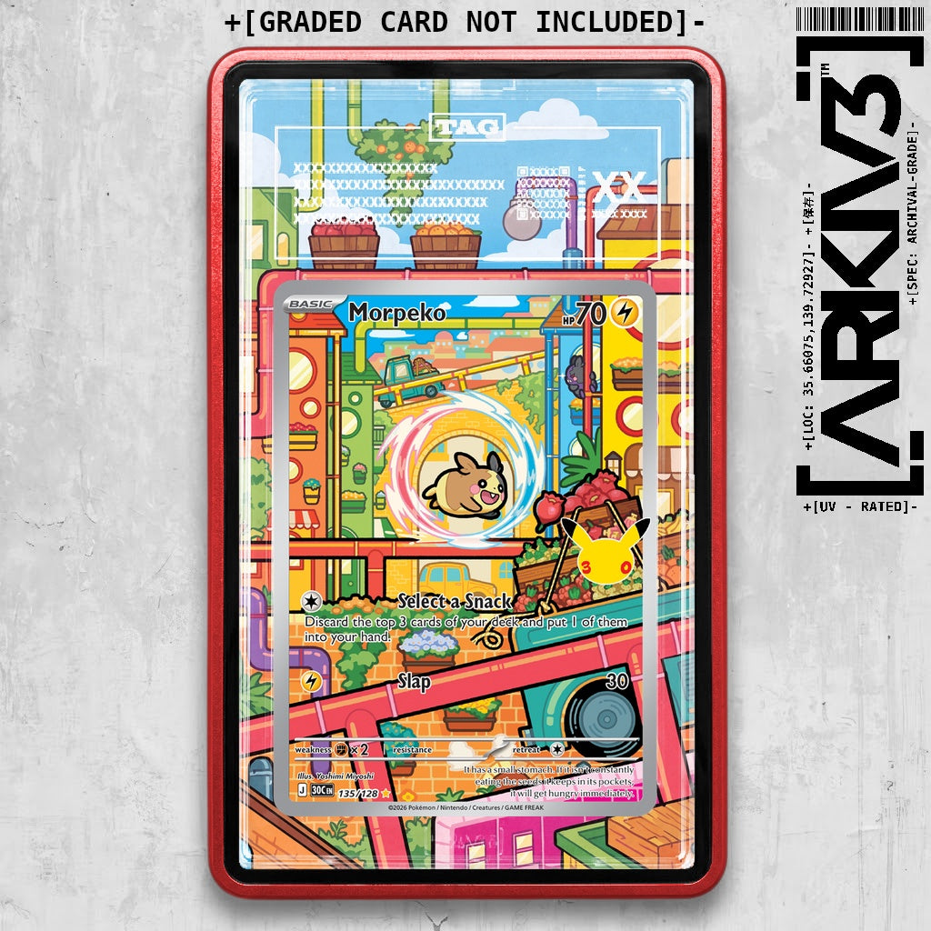 ARKIV3 TAG graded front - Red