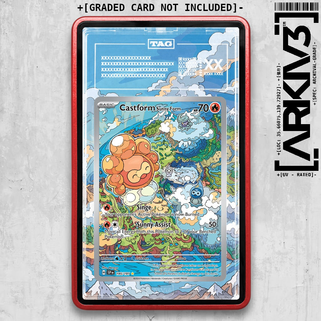 ARKIV3 TAG graded front - Red
