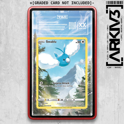 ARKIV3 TAG graded front - Red