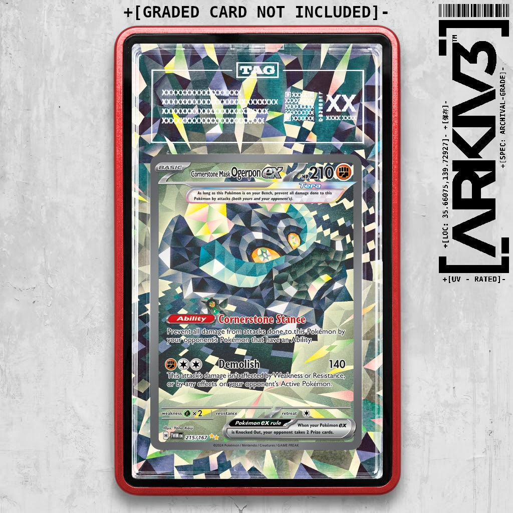 ARKIV3 TAG graded front - Red