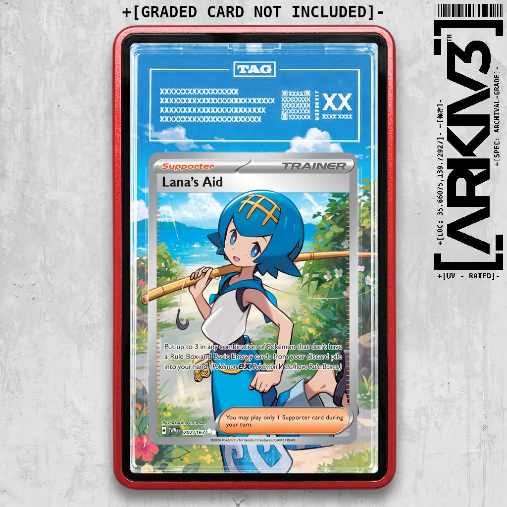 ARKIV3 TAG graded front - Red